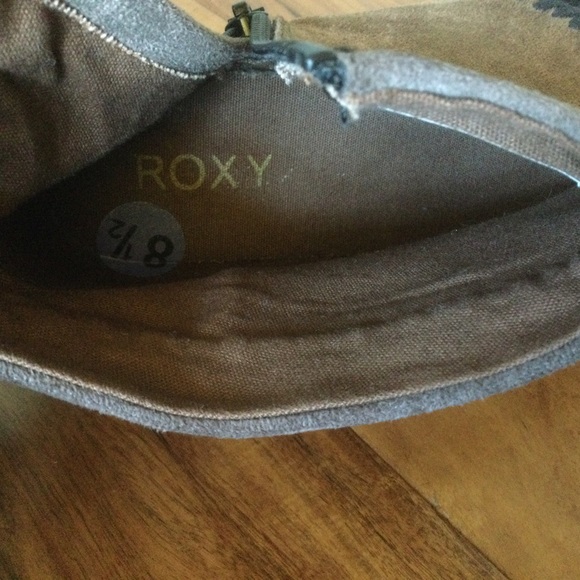 ✔️ Roxy Devlin Suede Booties Ladies Size 8.5 - Picture 6 of 7